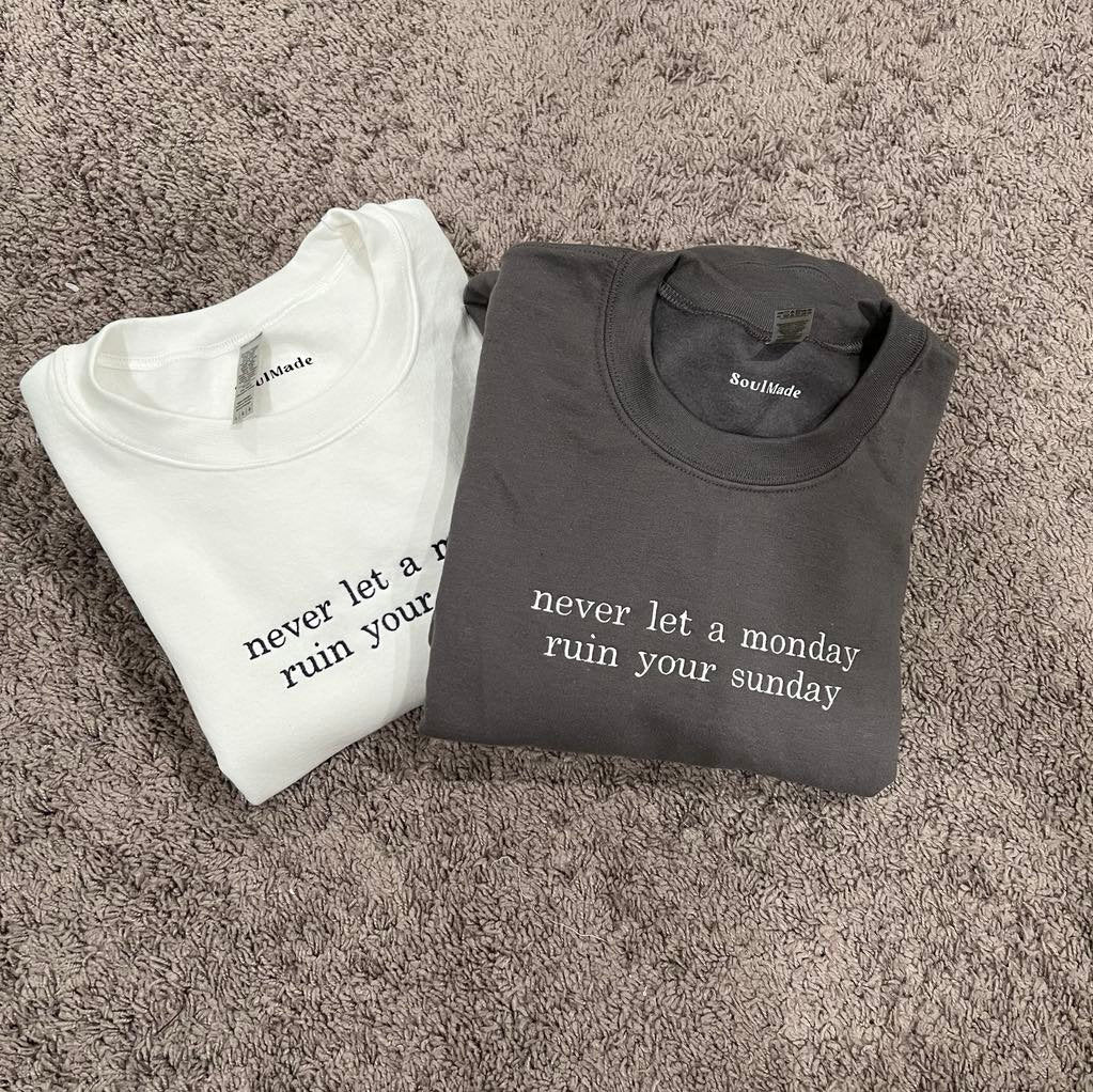 Classic Crewneck Sweatshirt – Personalized Embroidery Gift