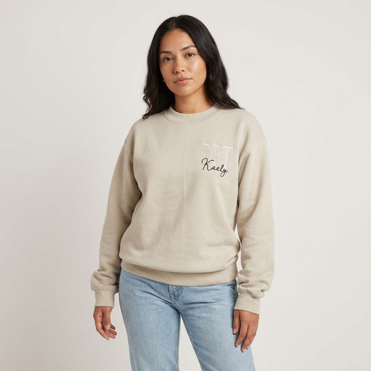 Nurse Sweatshirt – Personalized Embroidery Graduation Gift