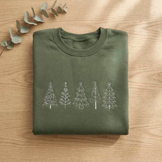 Christmas Tree Sweatshirt – Personalized Holiday Gift
