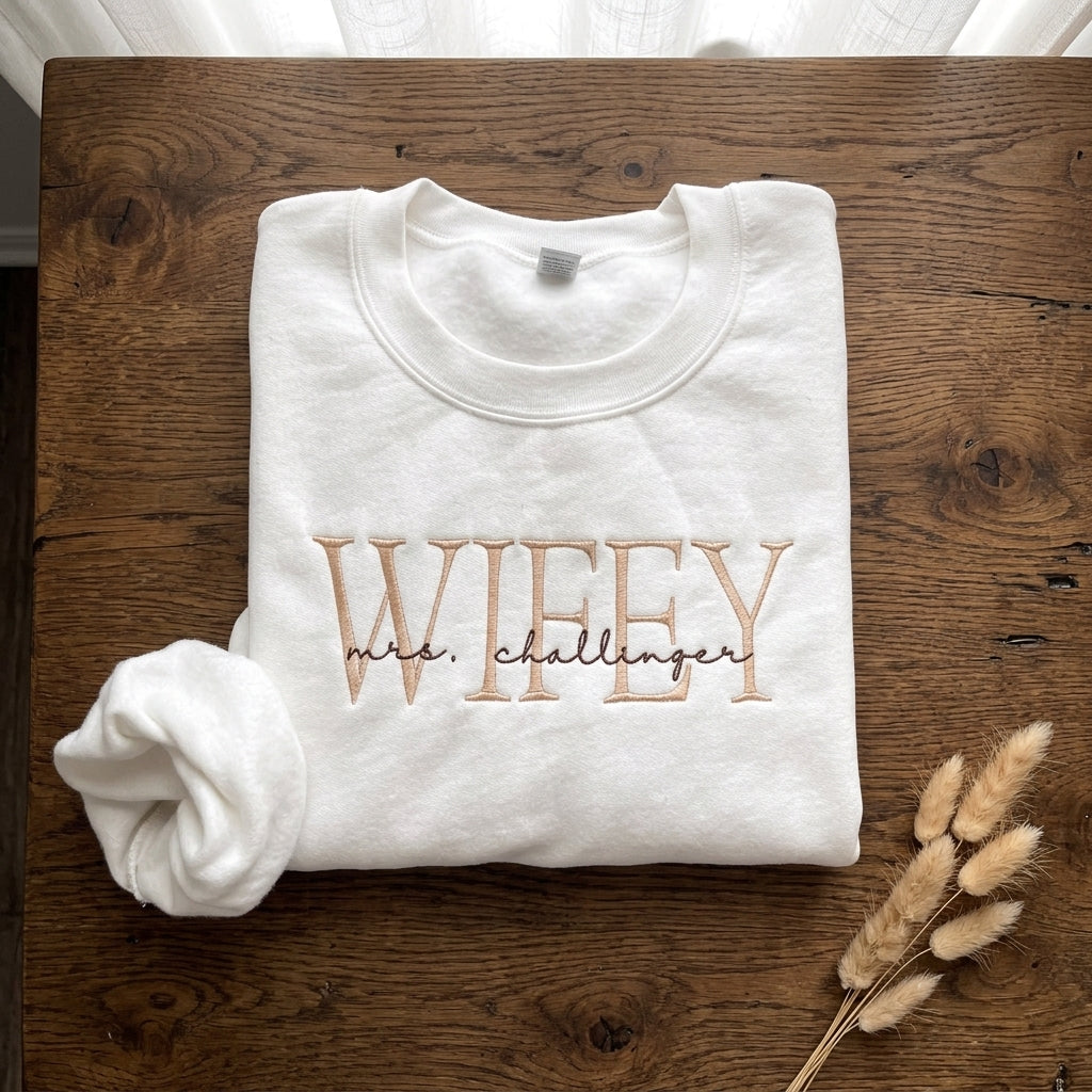 nashville bachelorette outfit ideas with personalized embroidered sweatshirt and group packing details