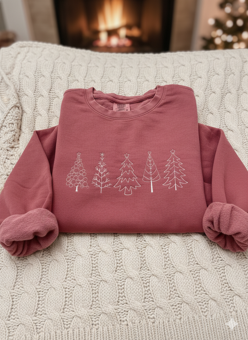 Christmas Tree Sweatshirt – Personalized Holiday Gift