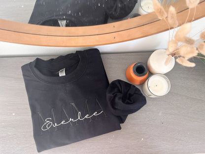 Mama Sweatshirt – Personalized Embroidery Gift for Mom