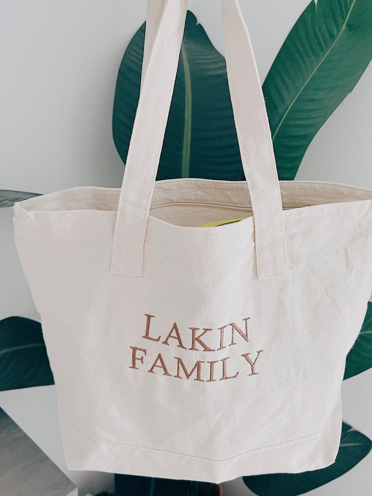 Custom Embroidered Tote Bag | Personalized Gift