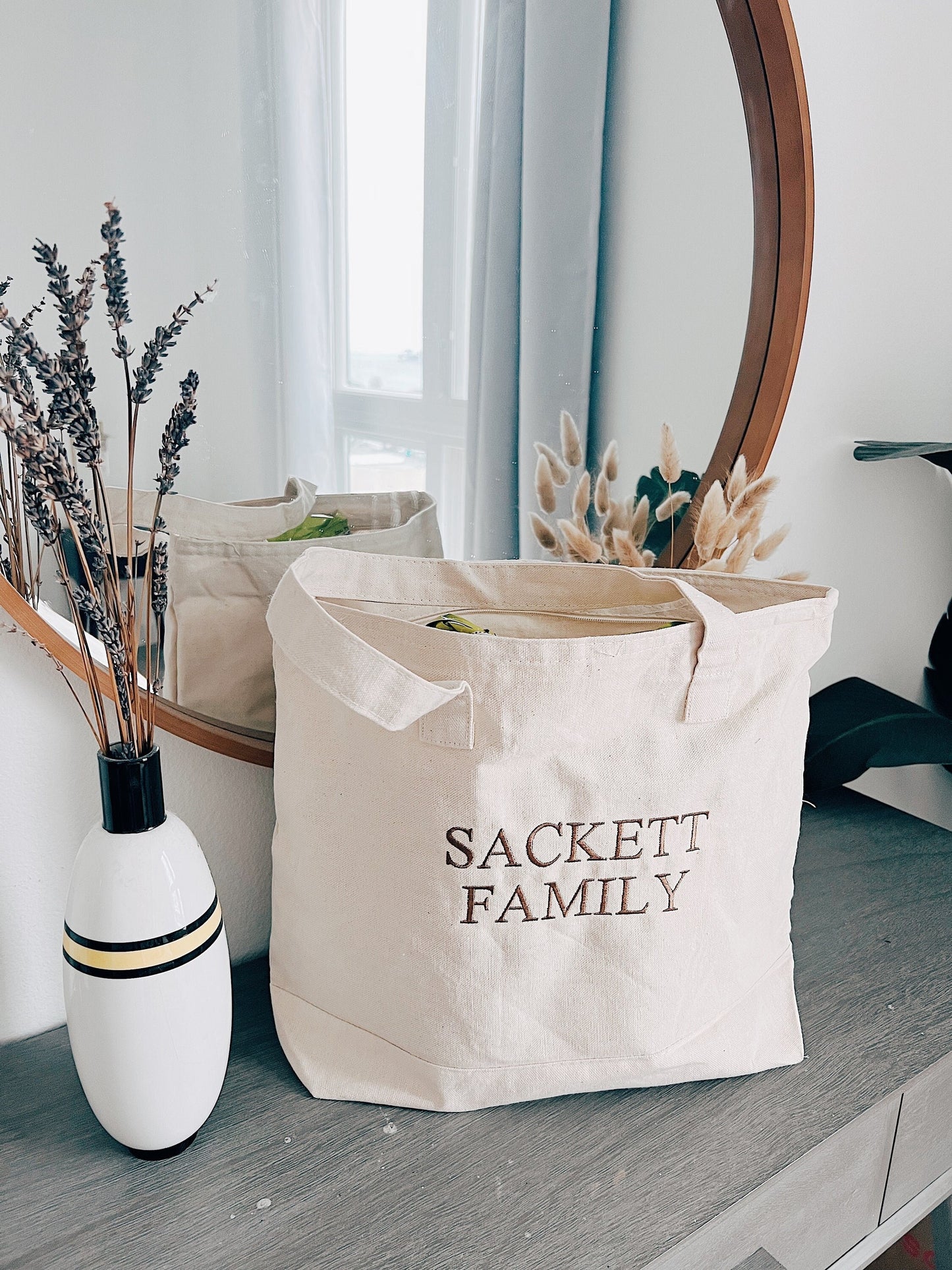 Custom Embroidered Tote Bag | Personalized Gift