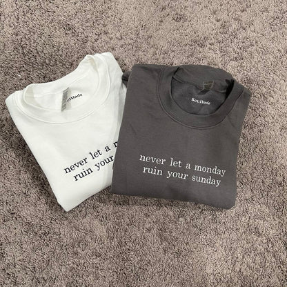 Classic Crewneck Sweatshirt – Personalized Embroidery Gift