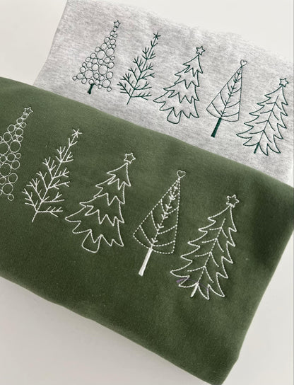 Christmas Tree Sweatshirt – Personalized Holiday Gift