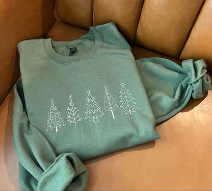 Christmas Tree Sweatshirt – Personalized Holiday Gift