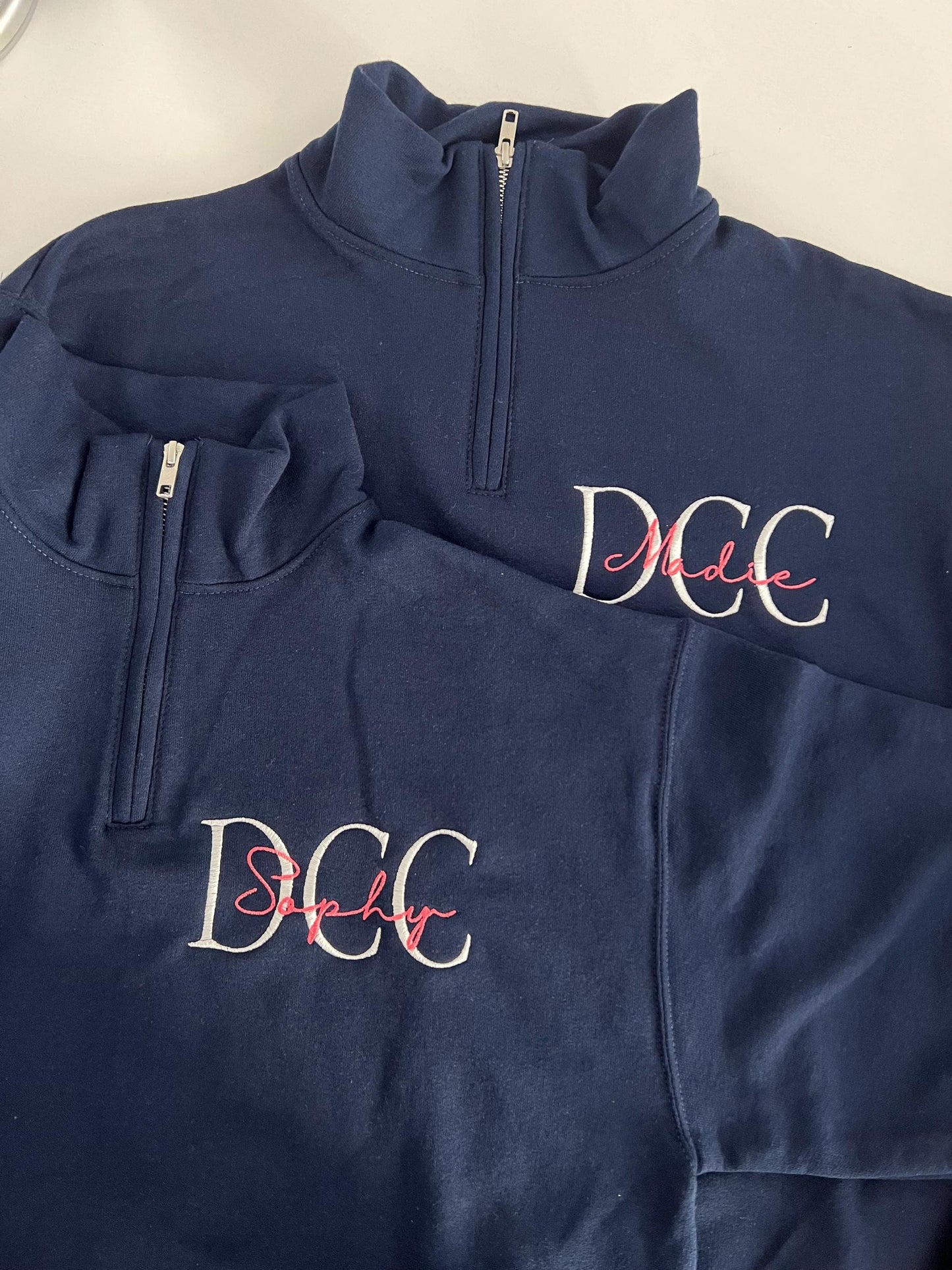 Quarter Zip & Sweatpant Set – Personalized Embroidery Matching Gift