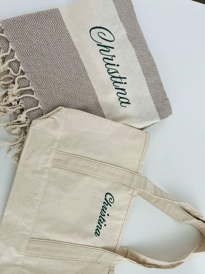 Custom Embroidered Tote Bag | Personalized Gift