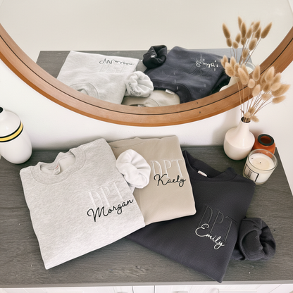 Nurse Custom Embroidery Sweatshirt