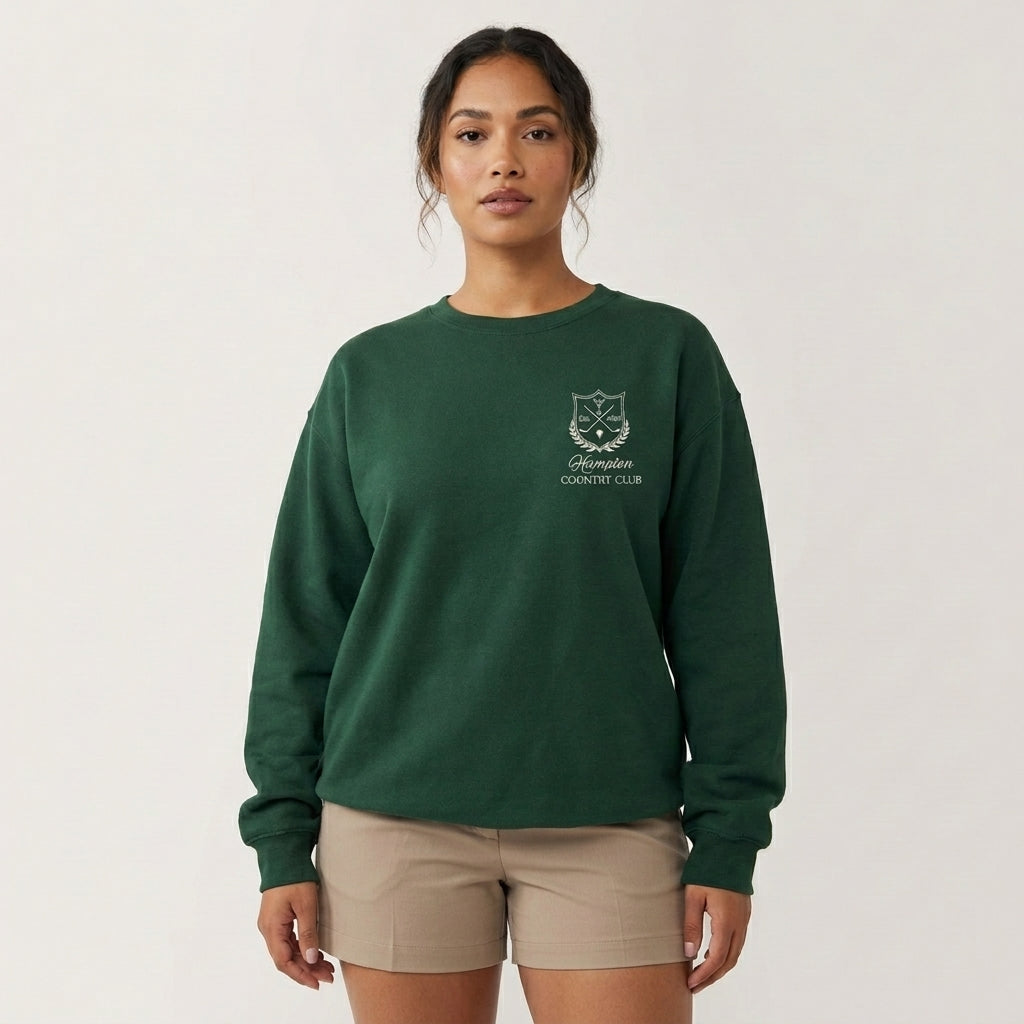 Golf & Book Club Sweatshirt – Personalized Embroidery Gift