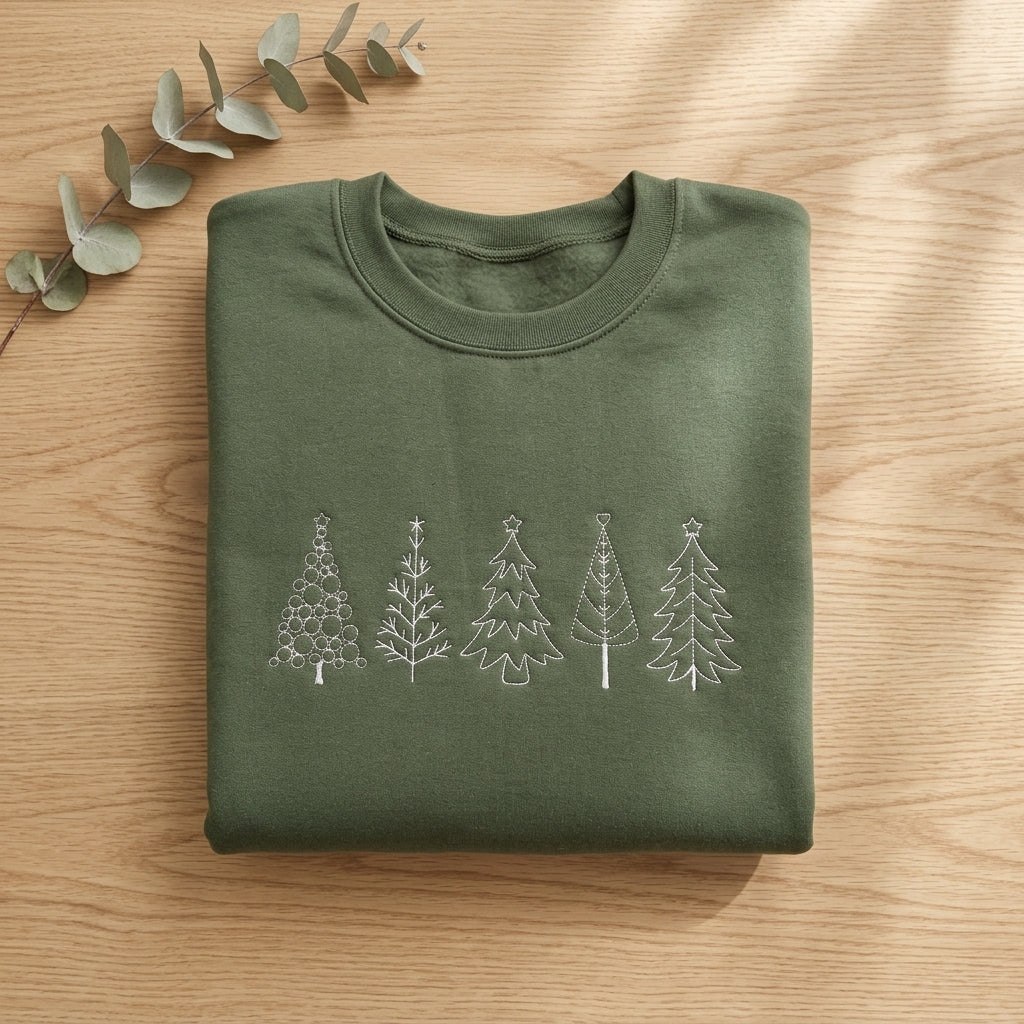 Christmas Tree Sweatshirt – Personalized Holiday Gift