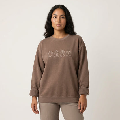 Gingerbread Men Sweatshirt – Personalized Christmas Gift