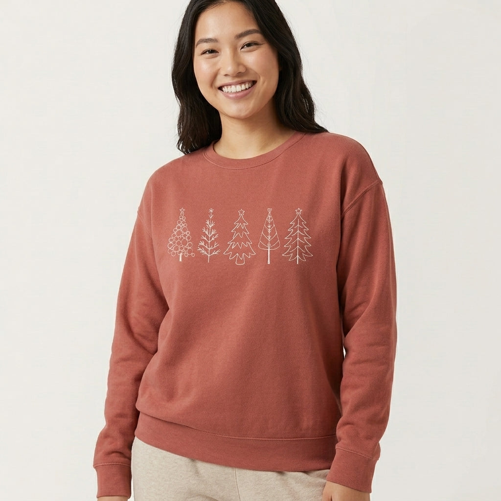 Christmas Tree Sweatshirt – Personalized Holiday Gift