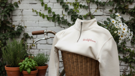 Quarter Zip Custom Embroidery Sweatshirt