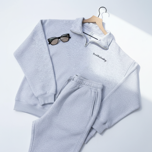 Quarter Zip & Sweatpant Set